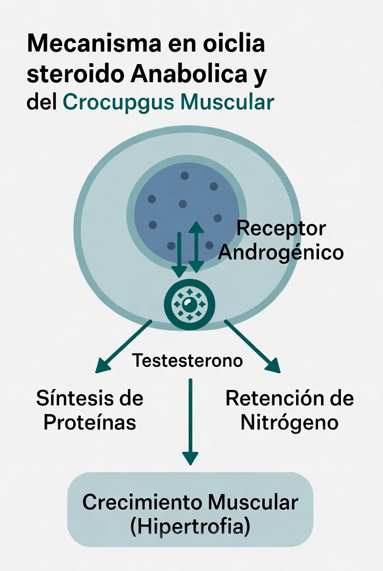 Cómo funcionan los anabólicos a nivel celular