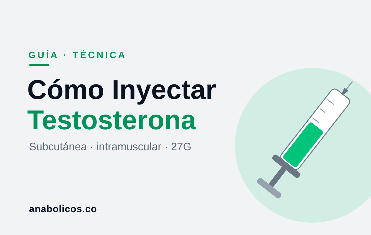 Cómo Inyectar Testosterona: Subcutánea o Intramuscular, Paso a Paso