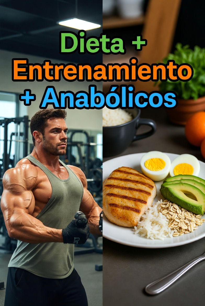 Dieta y entrenamiento óptimo mientras se usa anabólicos para masa muscular