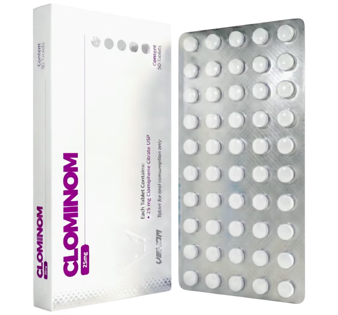 Clomid 25mg (Clomiphene Citrate) Venom Pharma Labs - Terapia Post Ciclo